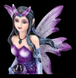 Elfen Figur Klein Lila - Kristana Mit Kristallen -Charaktermodell Geschäft 2D FS26952 Elfen Figur klein lila Kristana mit Kristallen 7 1280x1280