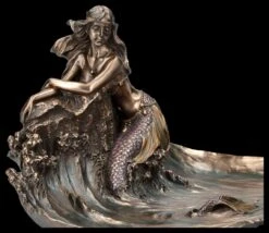 Schale - Meerjungfrau Lehnt An Fels -Charaktermodell Geschäft 2D FS26982 Schale Meerjungfrau lehnt an Fels 7 1280x1280