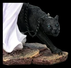 Elfen Figur Mit Panther An Der Leine -Charaktermodell Geschäft 2D KS6443 Elfen Figur mit Panther an der Leine 4 1280x1280