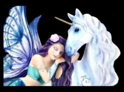 NEMESIS NOW Elfen Figur Mit Einhorn - Belle -Charaktermodell Geschäft 2D KS6582 Elfen Figur mit Einhorn Belle 3 1280x1280