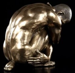 Große Akt Figur - Männlicher Akt Kauernd - Statue -Charaktermodell Geschäft 3799 1 akt mann statue 1 1280x1280