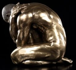 Große Akt Figur - Männlicher Akt Kauernd - Statue -Charaktermodell Geschäft 3799 3 akt mann statue 3 1280x1280