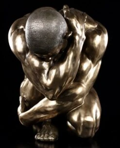Große Akt Figur - Männlicher Akt Kauernd - Statue -Charaktermodell Geschäft 3799 5 akt mann statue 5 1280x1280