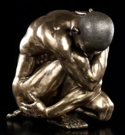 Große Akt Figur - Männlicher Akt Kauernd - Statue -Charaktermodell Geschäft 3799 6 akt mann statue 6 1280x1280