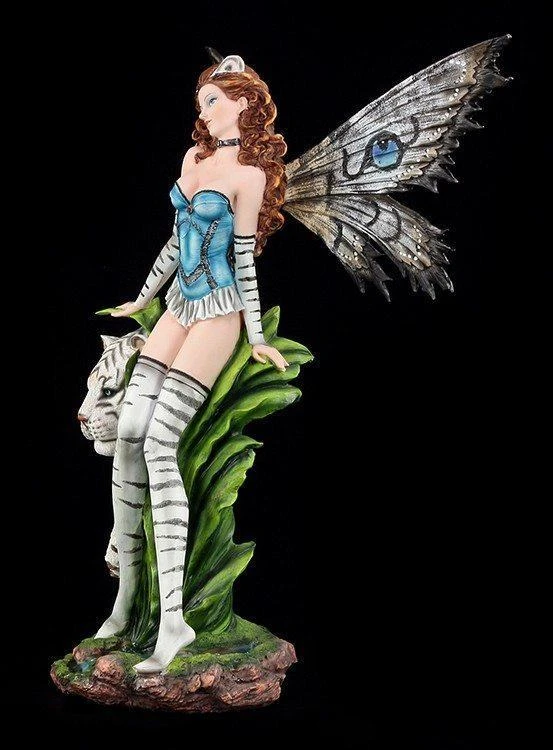 Große Elfen Figur - Tiger Lily Weiß 4 Große Elfen Figur - Tiger Lily Weiß – Bild 2