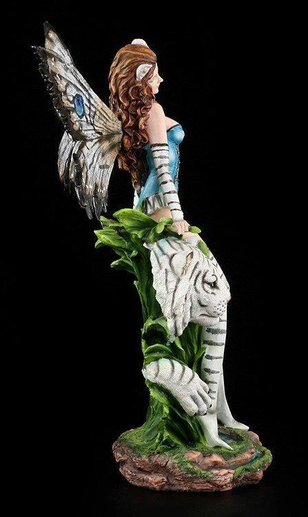 Große Elfen Figur - Tiger Lily Weiß 8 Große Elfen Figur - Tiger Lily Weiß – Bild 6