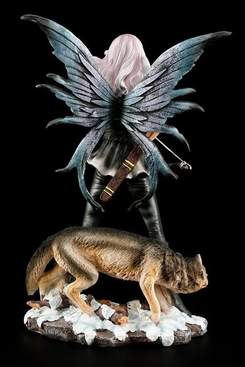 Elfen Figur - Bogenschützin Mit Wolf 7 Elfen Figur - Bogenschützin Mit Wolf – Bild 5
