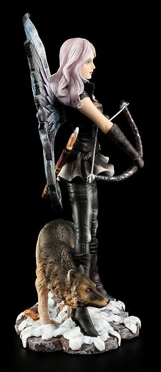 Elfen Figur - Bogenschützin Mit Wolf 8 Elfen Figur - Bogenschützin Mit Wolf – Bild 6