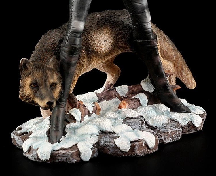 Elfen Figur - Bogenschützin Mit Wolf 12 Elfen Figur - Bogenschützin Mit Wolf – Bild 10