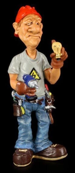 Elektriker - Funny Job Figur