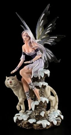 Elfen Figur - Enela Mit Weißem Tiger