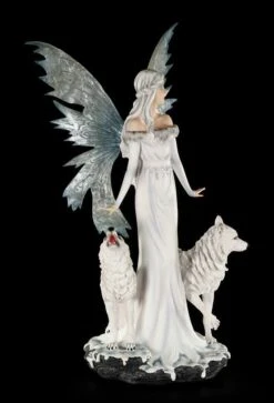 Elfen Figur - Niamh Die Eisprinzessin Mit Zwei Wölfen - Groß -Charaktermodell Geschäft 6676 7 niamh die eisprinzessin 7 1280x1280