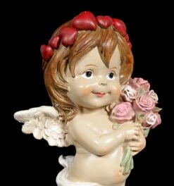 Cherub Figur - Kleiner Engel Mit Blumenstrauß -Charaktermodell Geschäft Cherub Figur Kleiner Engel Mit Blumenstrauss 5 1280x1280