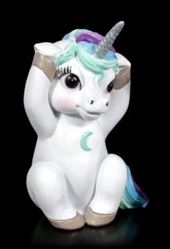 NEMESIS NOW Drei Weise Einhörner Figuren - Nichts Böses -Charaktermodell Geschäft Drei Weise Einhoerner Figuren Nichts Boeses 4 1280x1280