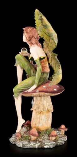 Elfen Figur - Dracolia Mit Blätterflügeln Und Drache -Charaktermodell Geschäft Elfe Auf Pilz 3 1280x1280