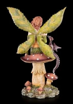 Elfen Figur - Dracolia Mit Blätterflügeln Und Drache -Charaktermodell Geschäft Elfe Auf Pilz 5 1280x1280