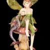 Elfen Figur - Dracolia Mit Blätterflügeln Und Drache -Charaktermodell Geschäft Elfe Auf Pilz 1280x1280