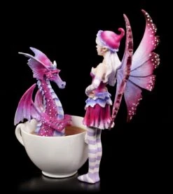 Elfen Figur Mit Tasse - Cup Fairy With Dragon -Charaktermodell Geschäft Elfe Tasse Drache 1 1280x1280