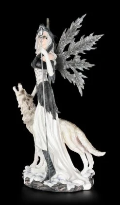 Elfen Figur Mit Wolf - Wächter Des Mondes Groß -Charaktermodell Geschäft Elfe Waechter Mond 2 1280x1280