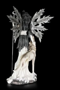 Elfen Figur Mit Wolf - Wächter Des Mondes Groß -Charaktermodell Geschäft Elfe Waechter Mond 4 1280x1280