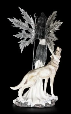 Elfen Figur Mit Wolf - Wächter Des Mondes Groß -Charaktermodell Geschäft Elfe Waechter Mond 5 1280x1280