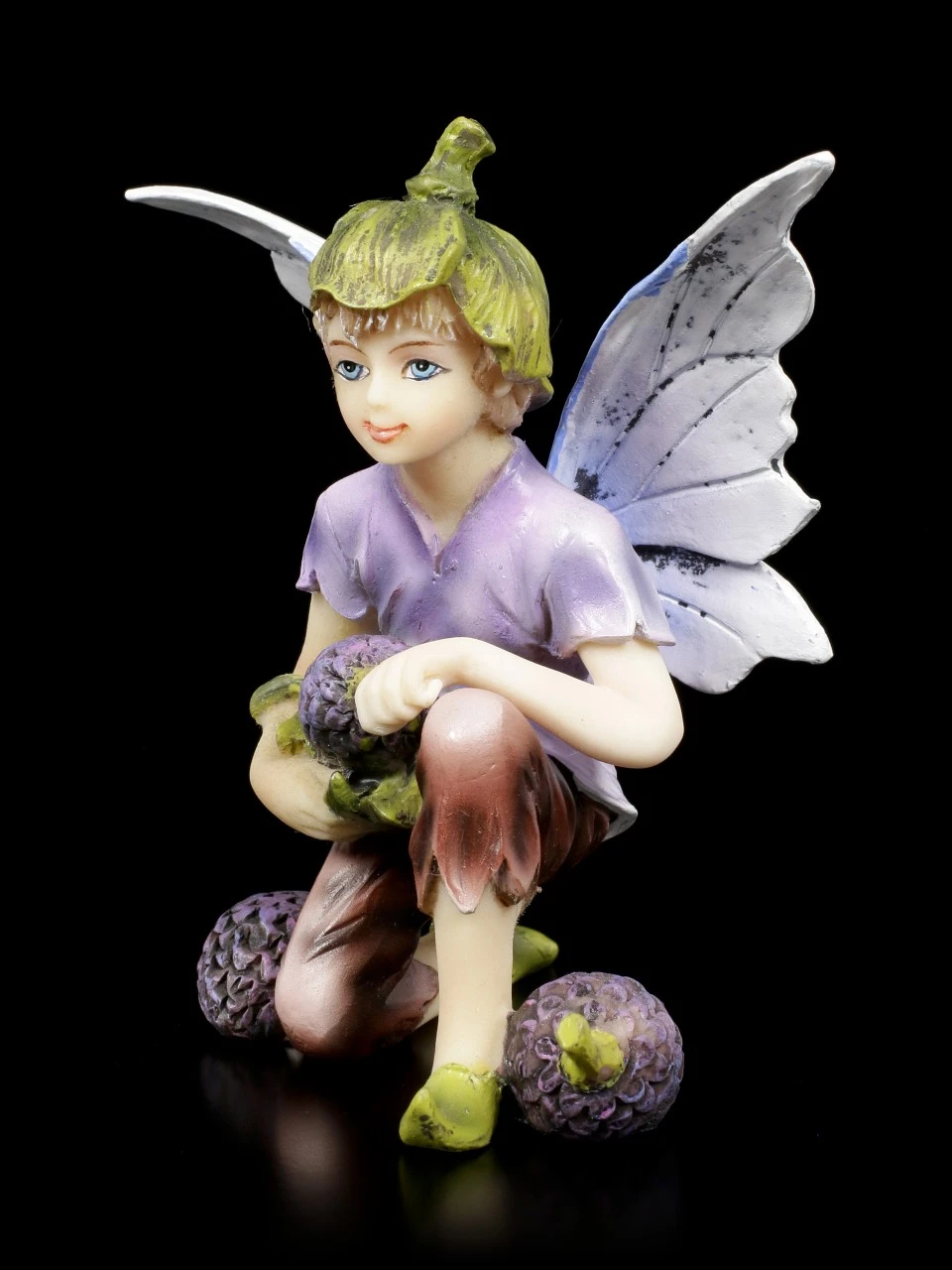 Elfen Figur - Junge Sammelt Früchte 5 Elfen Figur - Junge Sammelt Früchte – Bild 3