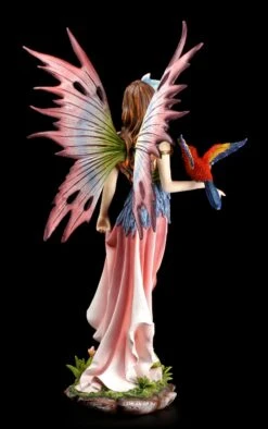 Dschungel Elfen Figur Mit Papagei -Charaktermodell Geschäft Elfen Figur Papagei 2 1280x1280