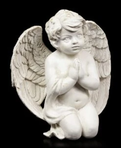 Engel Figur - Cherub Betend Auf Den Knien