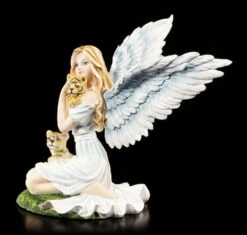 Engel Figur - Nariel Mit Tigerbabys -Charaktermodell Geschäft Engel Figur Nariel Mit Tigerbabys 2 1280x1280