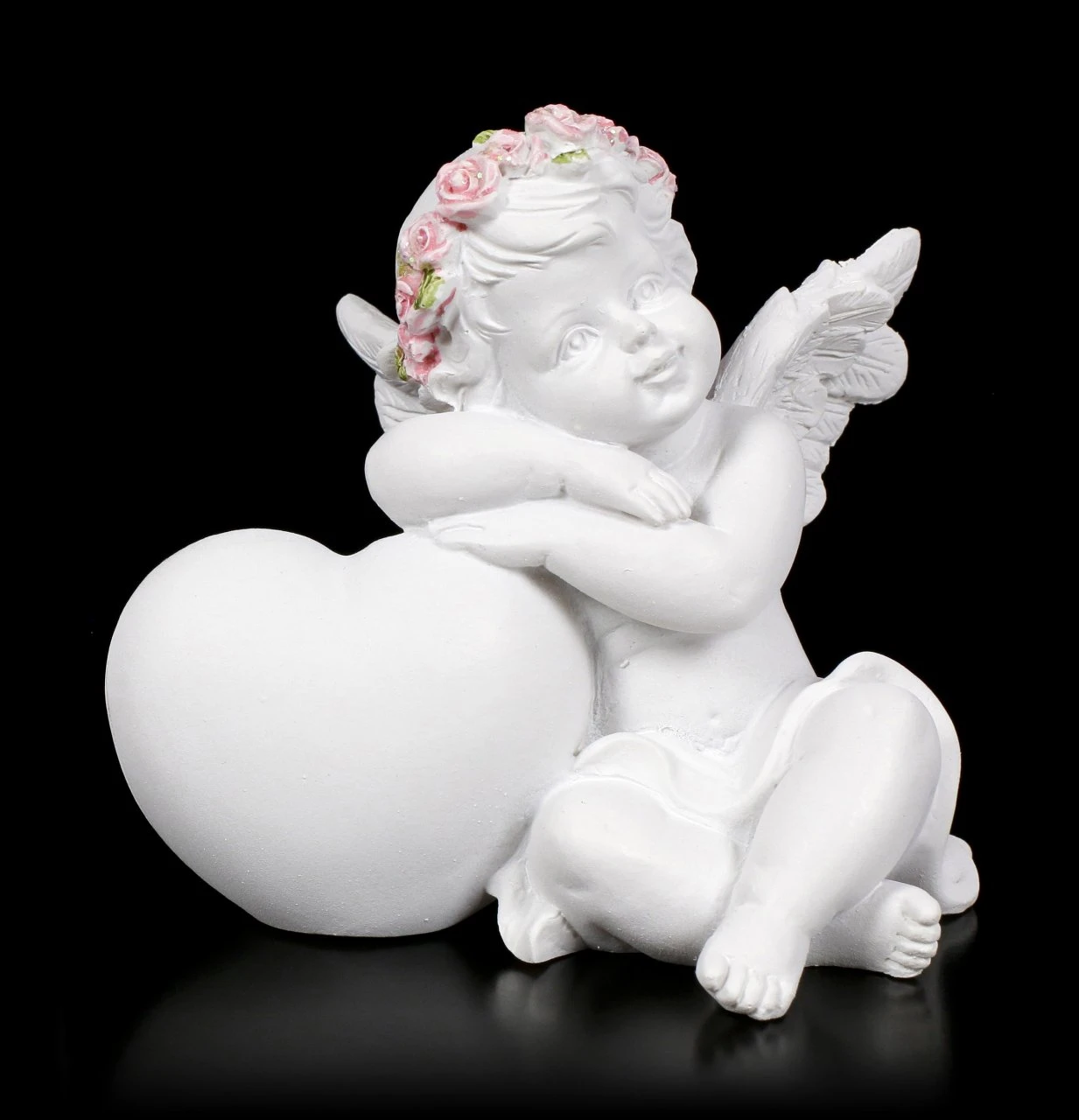 Engel Figuren - Putten Mit Herz - 2er Set 9 Engel Figuren - Putten Mit Herz - 2er Set – Bild 7