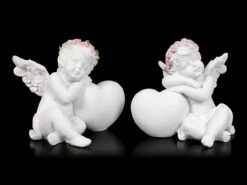 Engel Figuren - Putten Mit Herz - 2er Set 10 Engel Figuren - Putten Mit Herz - 2er Set -Charaktermodell Geschäft Engel Figuren Cherubim Mit Herz 2er Set 1280x1280