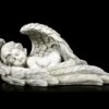Engel Gartenfigur - Junge Schläft In Flügeln -Charaktermodell Geschäft Engel Gartenfigur Junge Schlaeft In Seinen Fluegeln 1 1280x1280