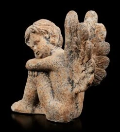 Engel Gartenfigur - Rostoptik Links -Charaktermodell Geschäft Engel Gartenfigur Kind Schlafend Links Rostoptik 2 1280x1280