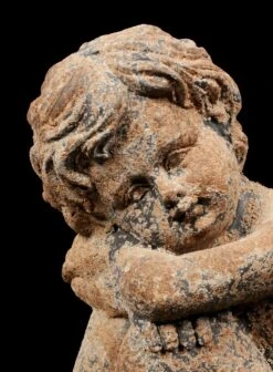 Engel Gartenfigur - Rostoptik Links -Charaktermodell Geschäft Engel Gartenfigur Kind Schlafend Links Rostoptik 6 1280x1280