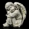 Engel Gartenfigur - Kind Schlafend Links -Charaktermodell Geschäft Engel Gartenfigur Sitzend Nach Links Schauend 1 1280x1280
