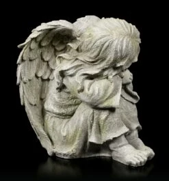 Engel Gartenfigur - Kind Schlafend Links -Charaktermodell Geschäft Engel Gartenfigur Sitzend Nach Links Schauend 3 1280x1280