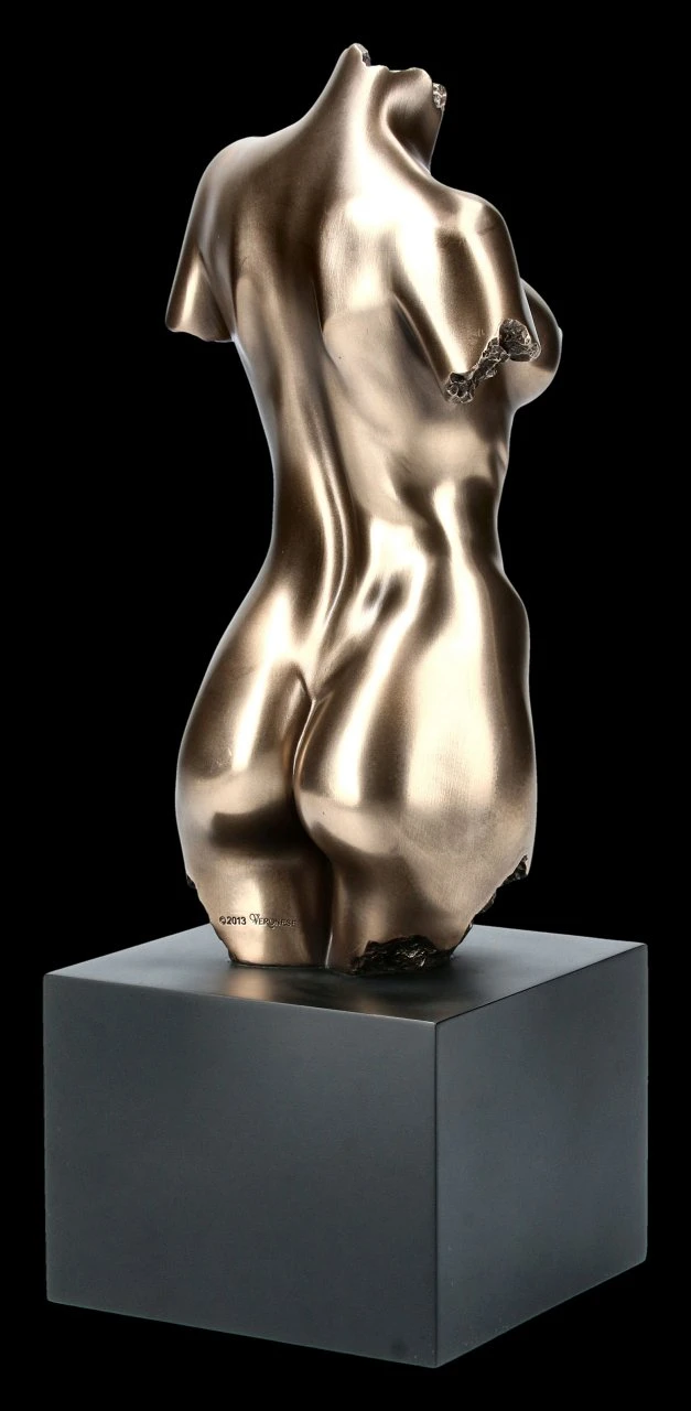 Weibliche Akt Figur - Torso Auf Schwarzem Monolith 7 Weibliche Akt Figur - Torso Auf Schwarzem Monolith – Bild 5