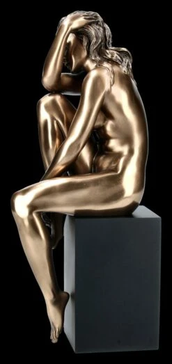 Weibliche Akt Figur - Auf Monolith In Sich Gekehrt -Charaktermodell Geschäft FS16497 Weibliche Akt Figur Auf Monolith in sich gekehrt 4 1280x1280
