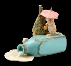 Pixie Kobold Figur - Zu Viel Milch Geklaut -Charaktermodell Geschäft FS20481 Pixie Kobold Figur Maus haelt Sonnenschirm 5 1280x1280