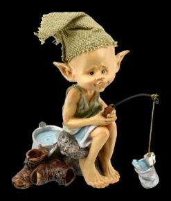 Pixie Kobold Figur - Angler Petri Heil -Charaktermodell Geschäft FS20482 Pixie Kobold Figur Petri Heil 9 1280x1280