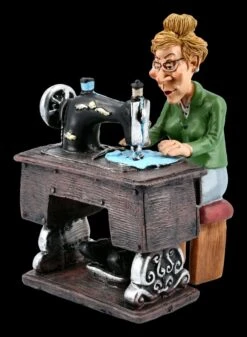 Funny Jobs Figur - Schneiderin An Nähmaschine