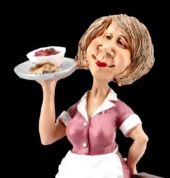 Funny Jobs Figur - Kellnerin Mit Tablett -Charaktermodell Geschäft FS20487 Funny Jobs Figur Kellnerin mit Tablett 8 1280x1280
