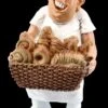 Funny Jobs Figur - Bäcker Mit Brotkorb -Charaktermodell Geschäft FS20491 Funny Jobs Figur Baecker mit Brotkorb 2 1280x1280