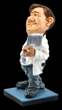 Funny Job Figur - Doktor Mit Clipboard -Charaktermodell Geschäft FS20807 Funny Job Figur Doktor mit Clipboard 3 1280x1280