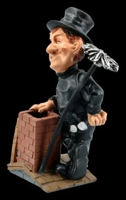 Funny Job Figur - Kaminkehrer Auf Dach -Charaktermodell Geschäft FS20813 Funny Job Figur Kaminkehrer auf Dach 3 1280x1280