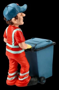 Funny Job Figur - Straßenkehrer Mit Mülltonne -Charaktermodell Geschäft FS21329 Funny Job Figur Strassenkehrer mit Muelltonne 8 1280x1280