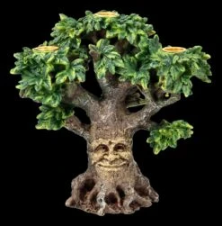 Greenman Kerzenhalter - Forest Flame -Charaktermodell Geschäft FS21442 Greenman Kerzenhalter Forest Flame 2 1280x1280