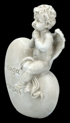 Gartenfigur - Engel Sitzt Auf Herz 11 Gartenfigur - Engel Sitzt Auf Herz -Charaktermodell Geschäft FS21748 Gartenfigur Engel sitzt auf Herz 3 1280x1280