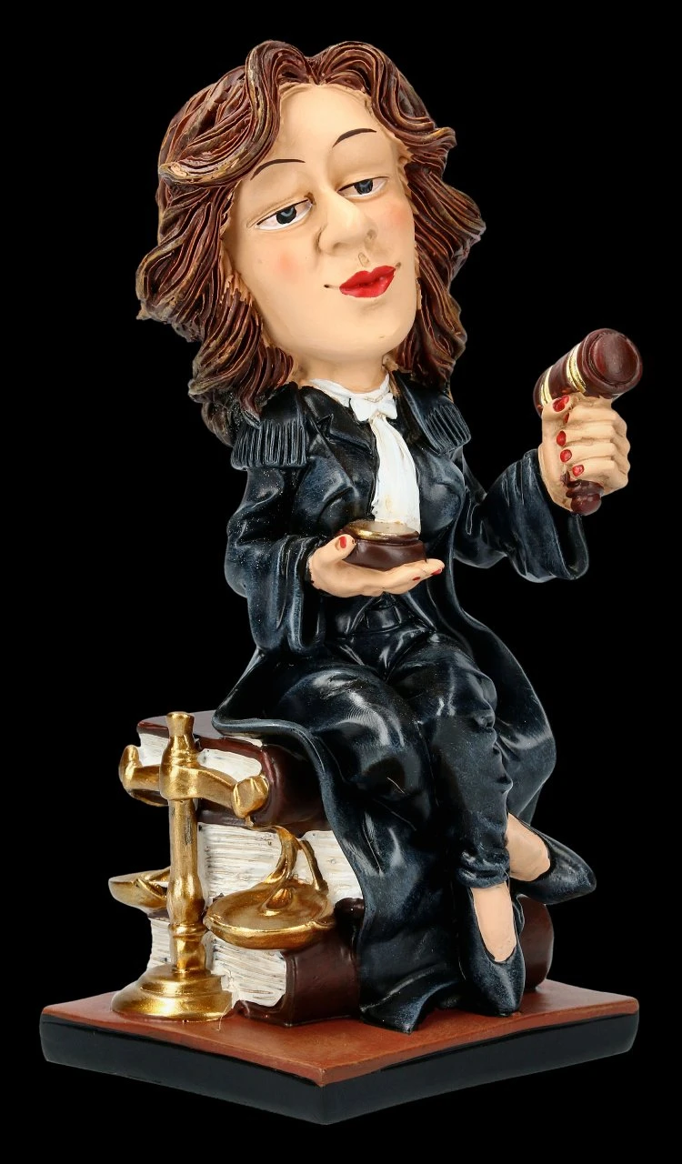 Funny Job Figur - Richterin Mit Hammer 3 Funny Job Figur - Richterin Mit Hammer