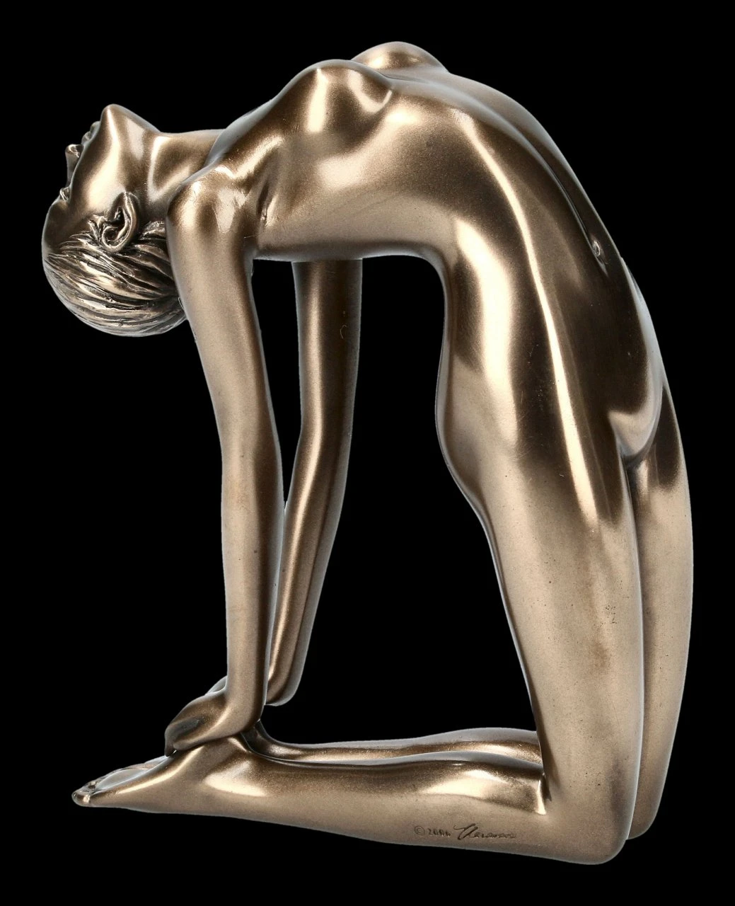 Weibliche Akt Figur - Yoga Ushtrasana Stellung 3 Weibliche Akt Figur - Yoga Ushtrasana Stellung